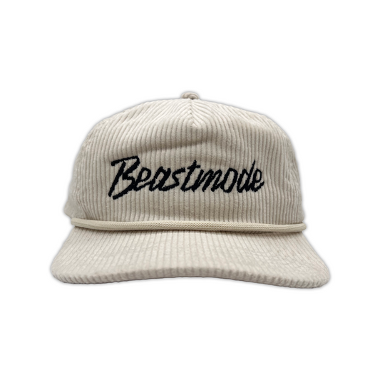 Beastmode Script Rope Hat (Ivory/Black)