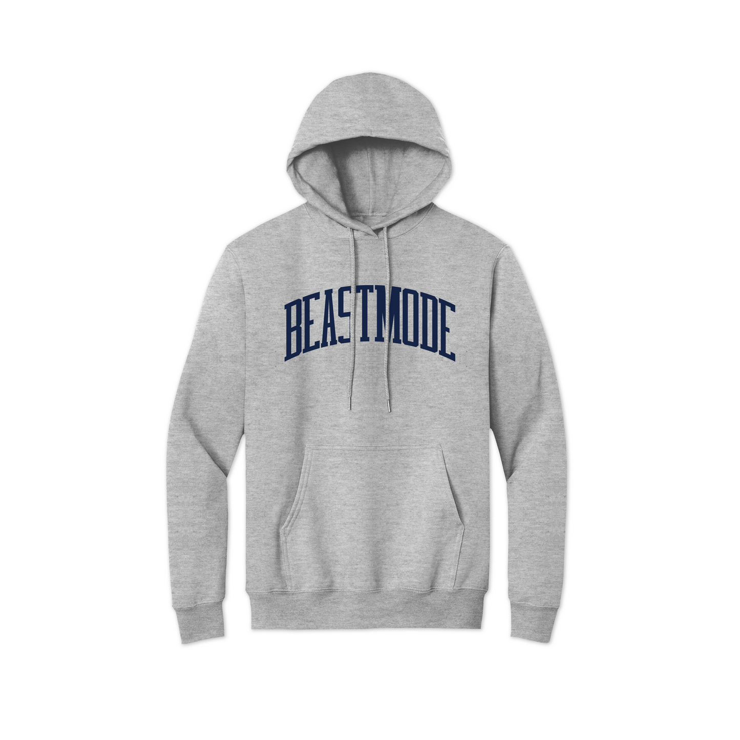 Beastmode Collegiate PUFF Hoodie (Grey Heather/Blue)