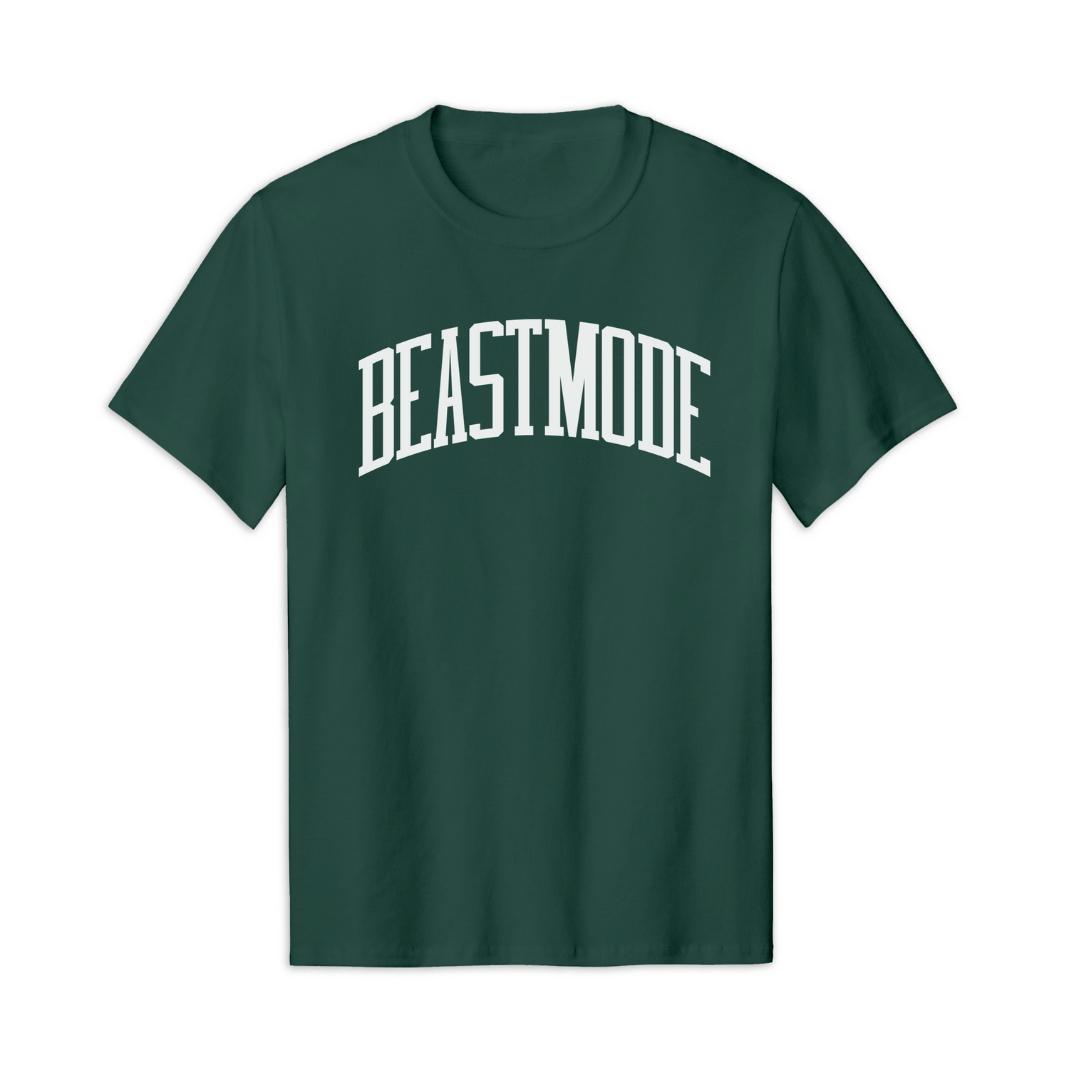 Beastmode Collegiate PUFF Tee (Blue Spruce/White)